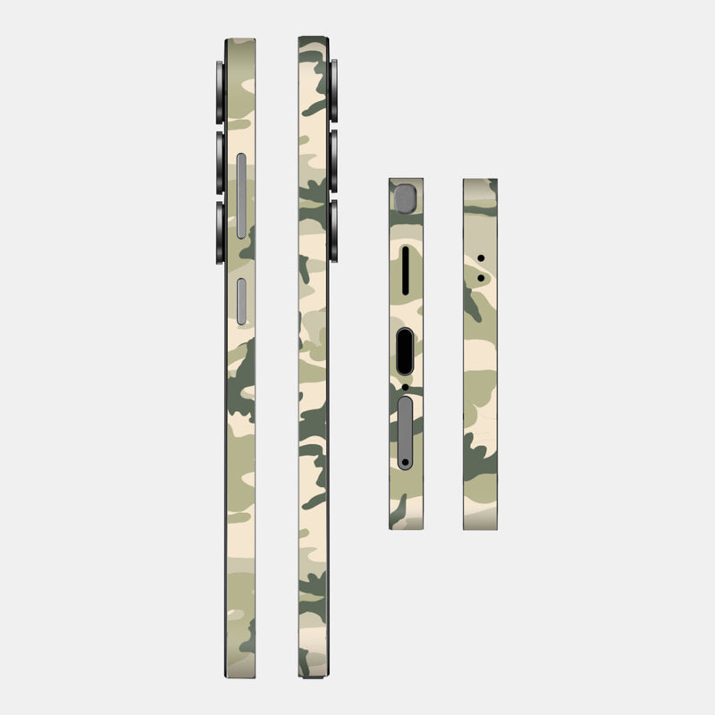 Military Camo Glass Back