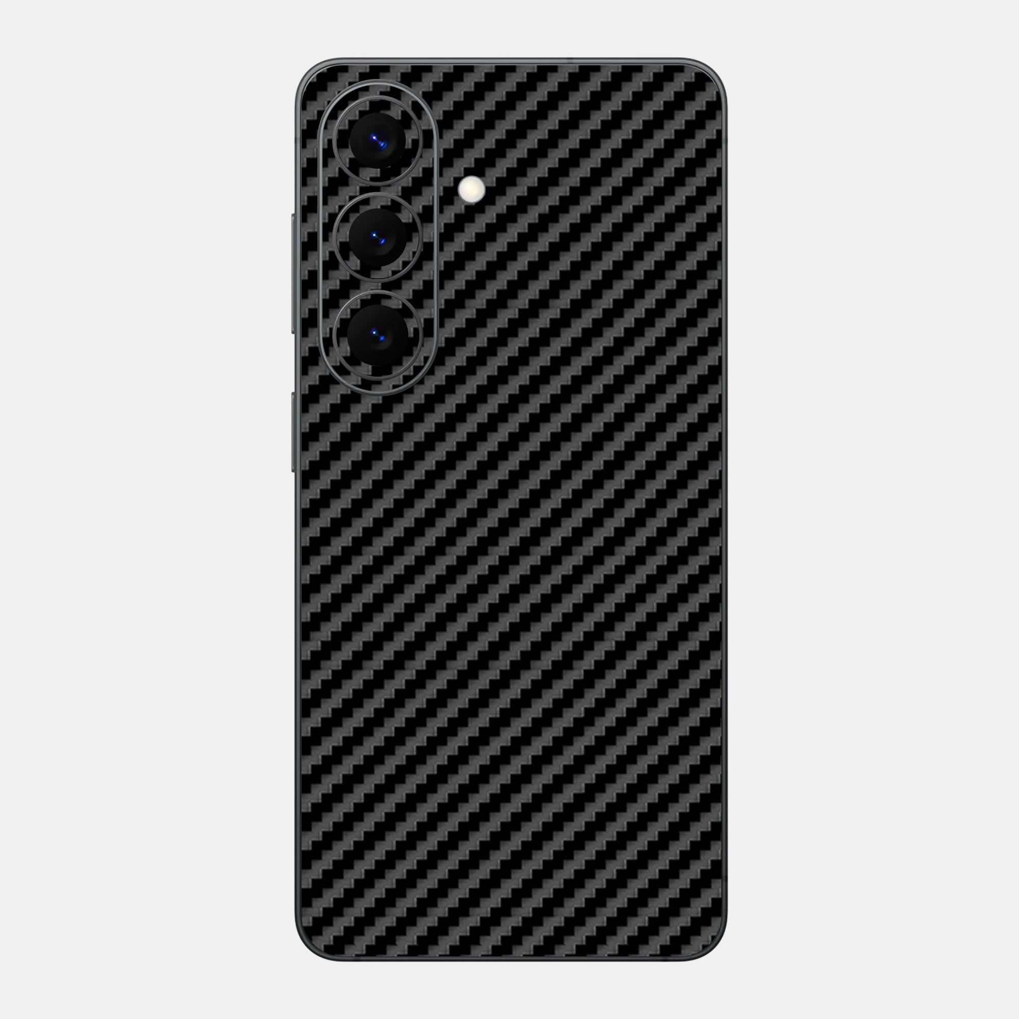 Carbon Fibre Black Glass Back