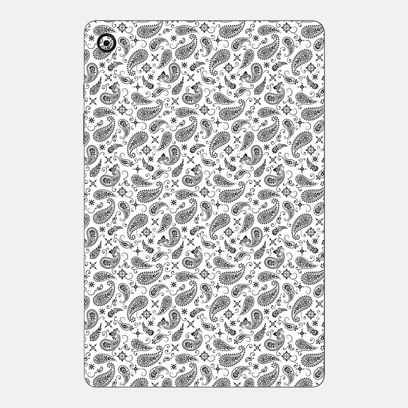 White Paisley Full Body