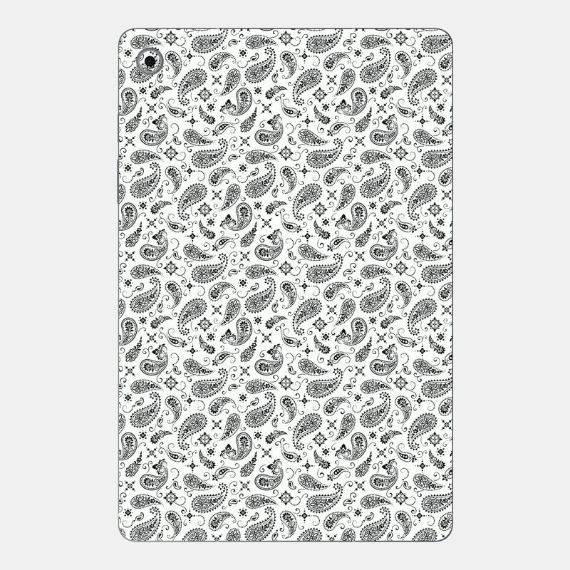 White Paisley Full Body