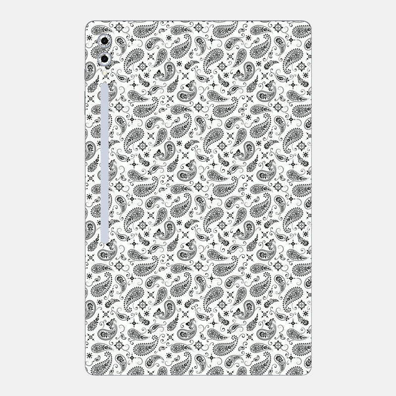 White Paisley Full Body