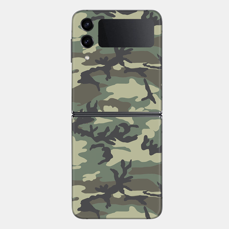 Forest Camo Glass Back