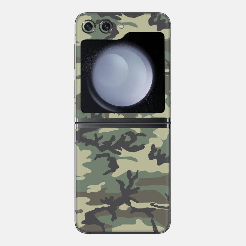 Forest Camo Glass Back