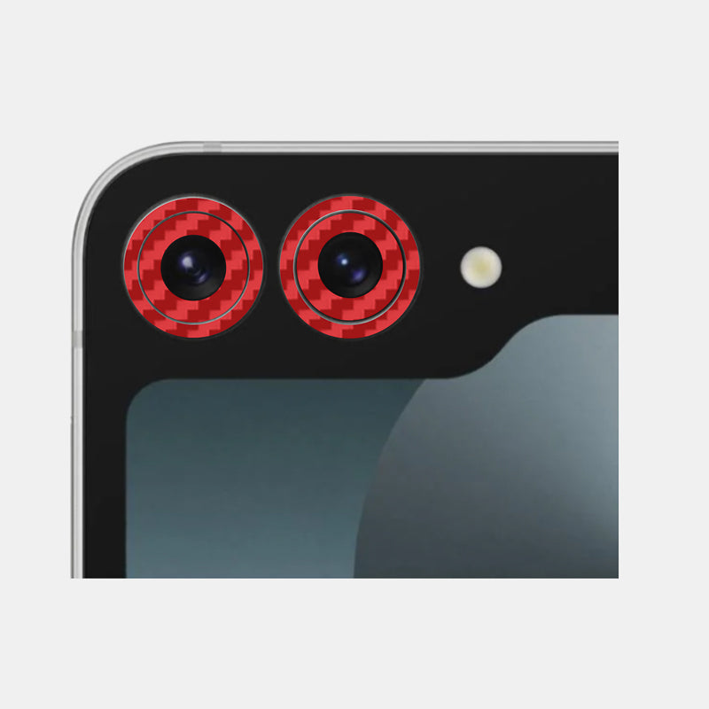 Carbon Fibre Red Pack of 2