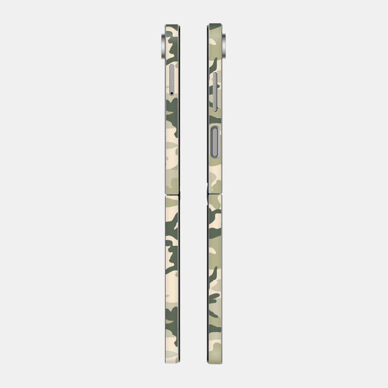 Military Camo Glass Back
