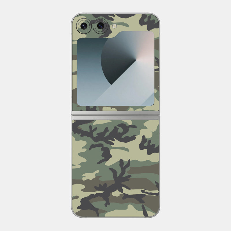 Forest Camo Glass Back