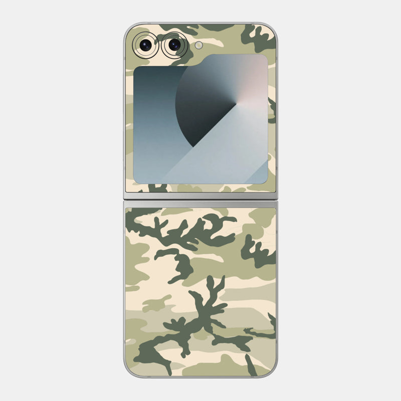 Military Camo Glass Back