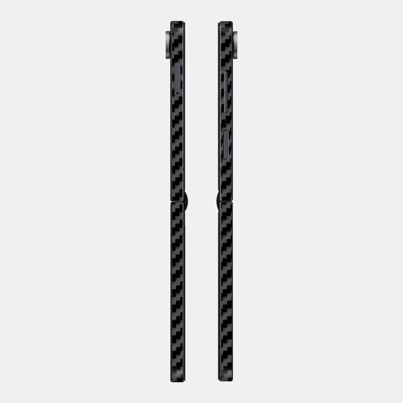 Carbon Fibre Black Glass Back