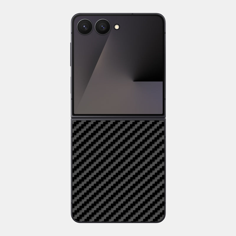 Carbon Fibre Black Glass Back