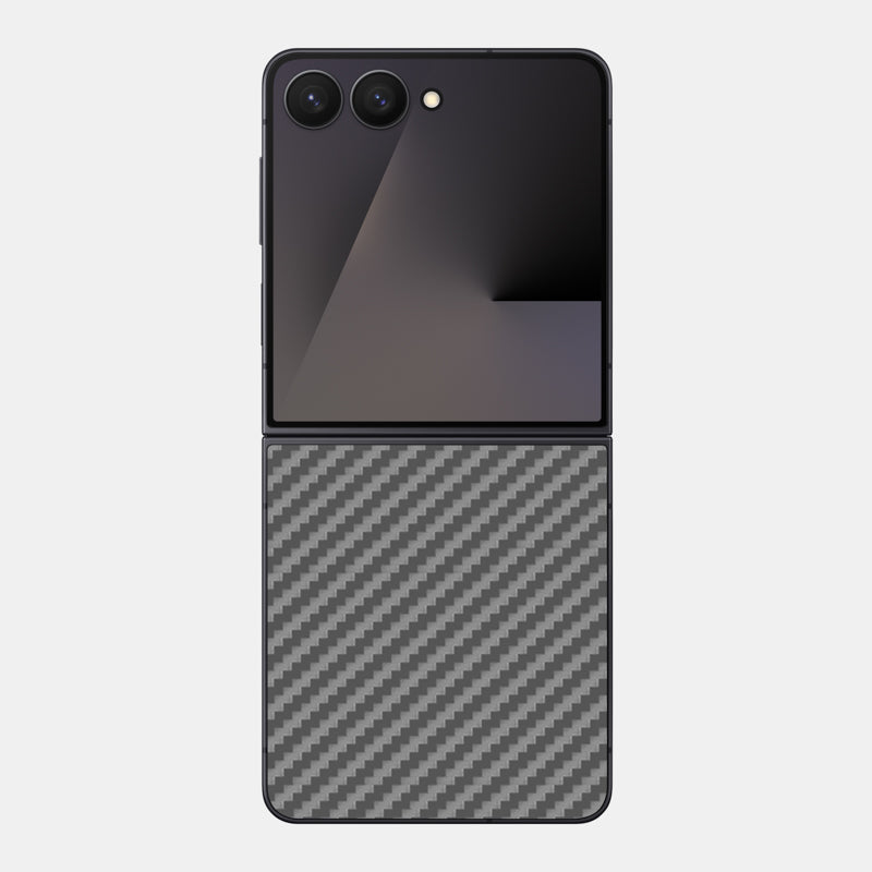 Carbon Fibre Grey Glass Back