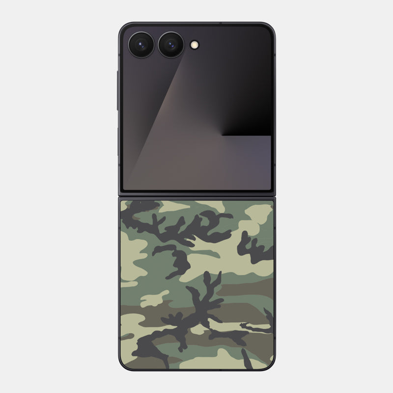 Forest Camo Glass Back