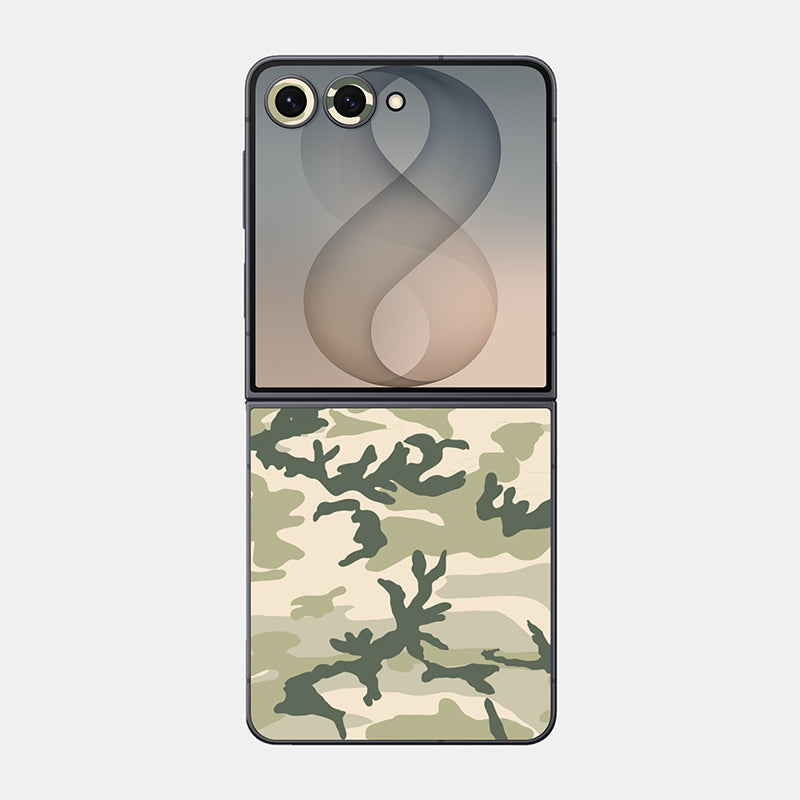 Military Camo Glass Back
