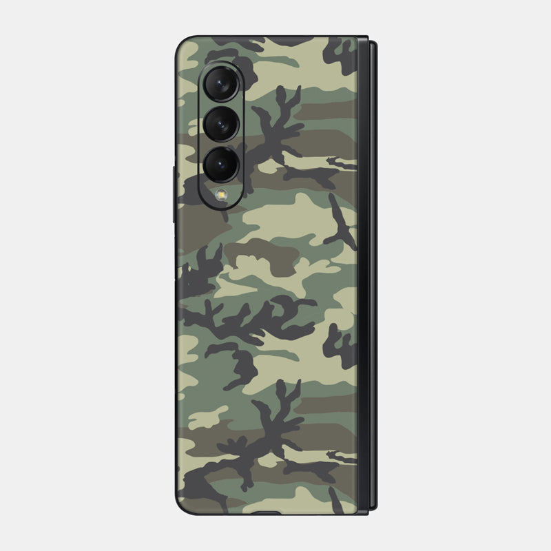 Forest Camo Glass Back