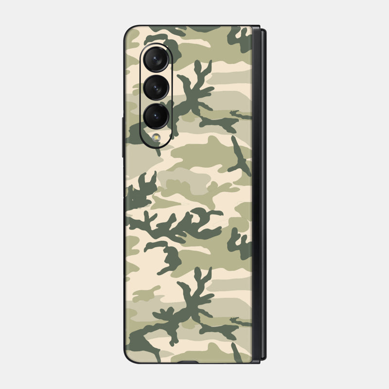 Military Camo Glass Back
