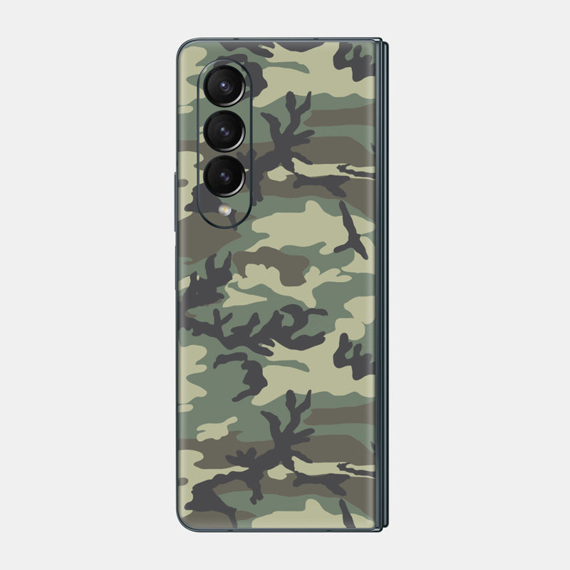 Forest Camo Glass Back