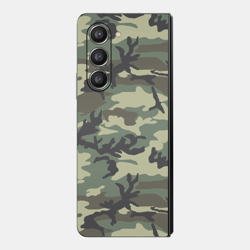 Forest Camo Glass Back
