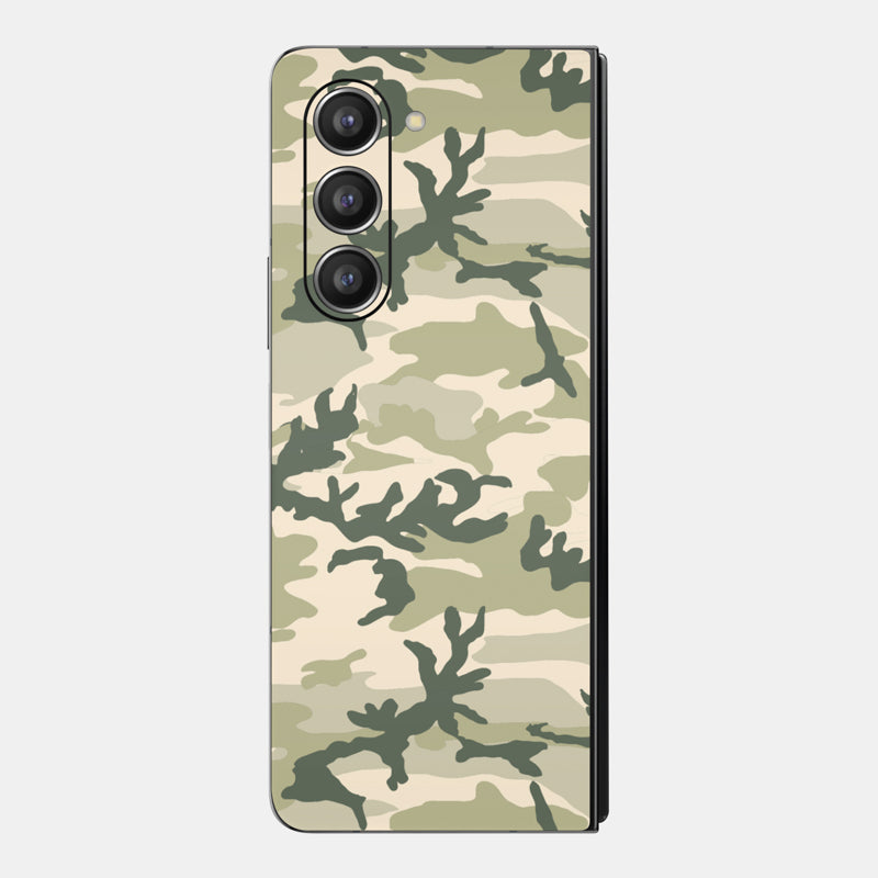 Military Camo Glass Back