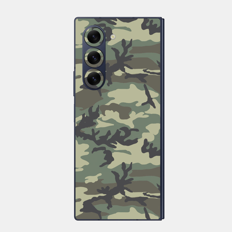 Forest Camo Glass Back