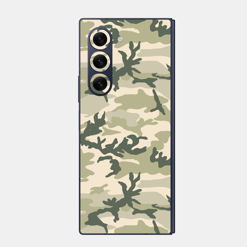 Military Camo Glass Back
