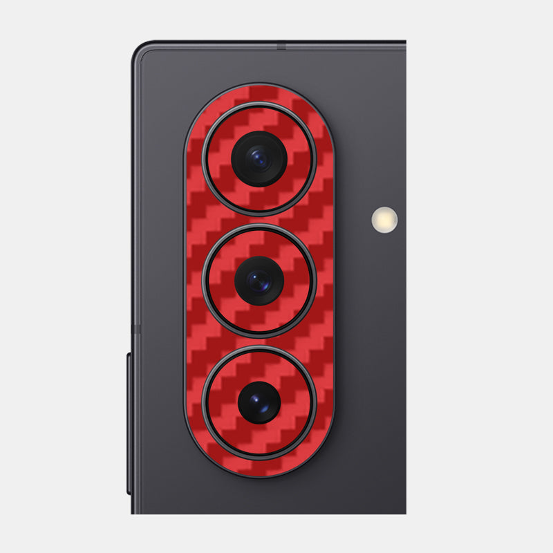 Carbon Fibre Red Pack of 2