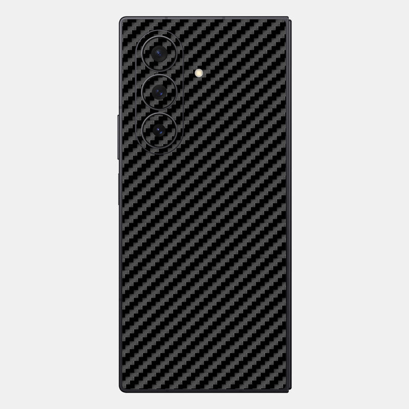 Carbon Fibre Black Glass Back