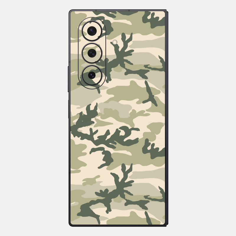 Military Camo Glass Back