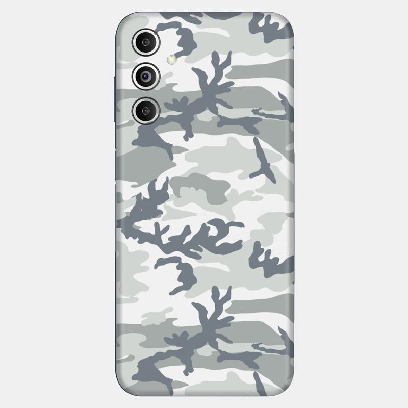 Snow Camo Glass Back