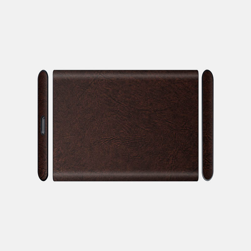 Samsung T5 SSD Brown Leather Skins & Wraps