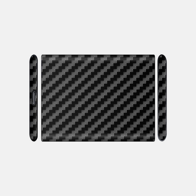 Samsung T5 SSD Carbon Fibre Black Skins & Wraps