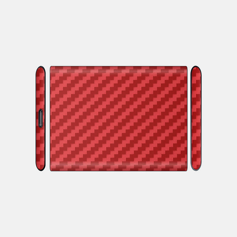 Samsung T5 SSD Carbon Fibre Red Skins & Wraps