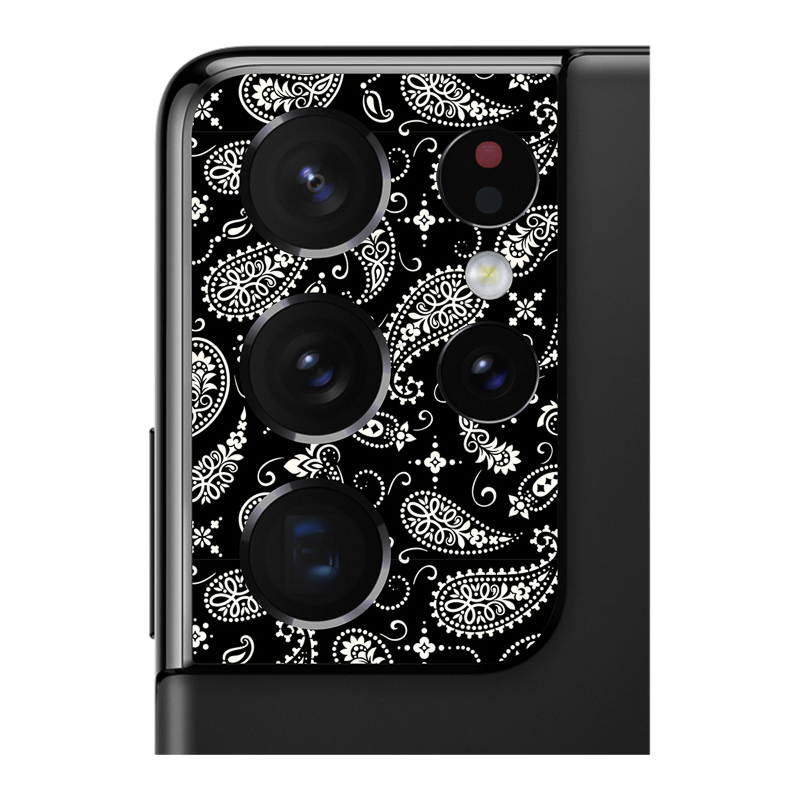 Black Paisley Pack of 2