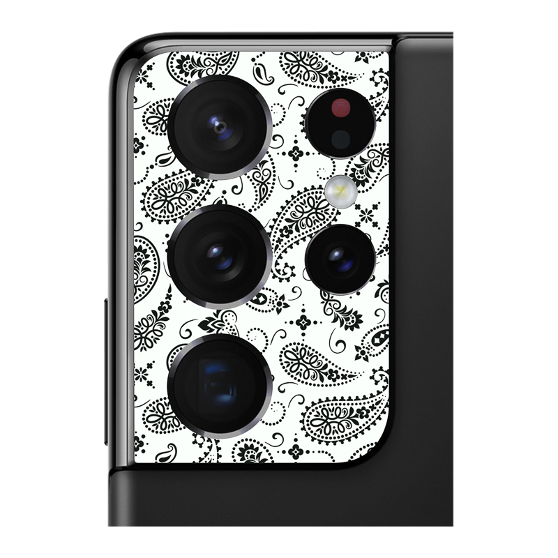 White Paisley Pack of 2