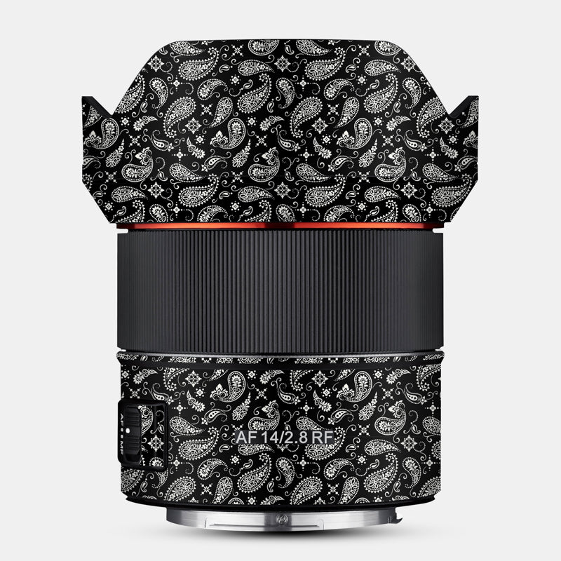 Black Paisley Full Body