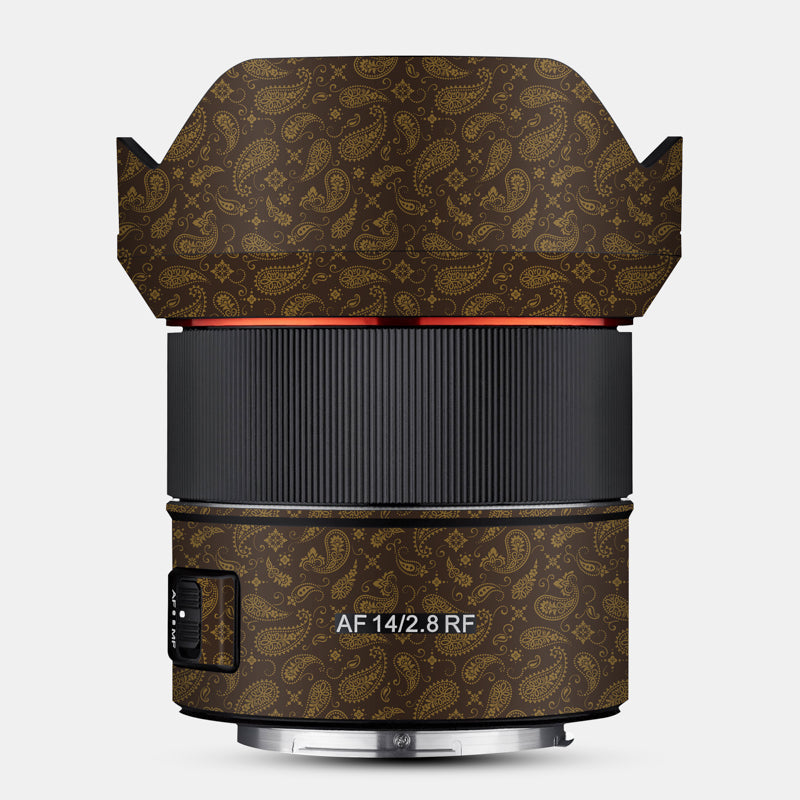 Brown Paisley Full Body