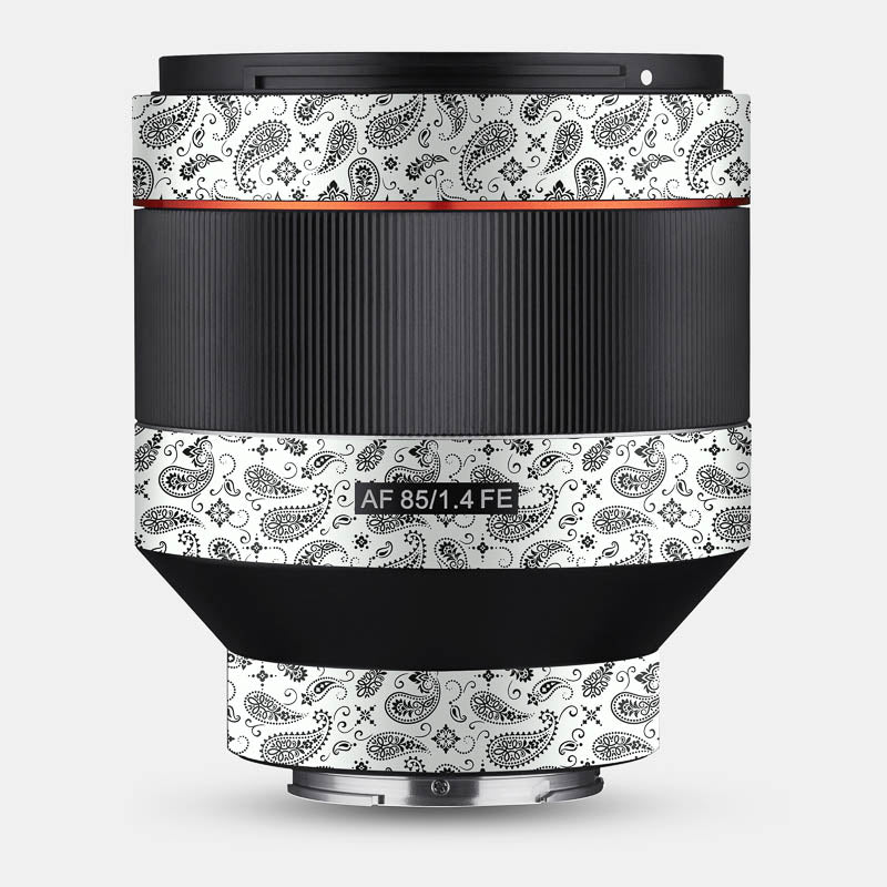 White Paisley Full Body