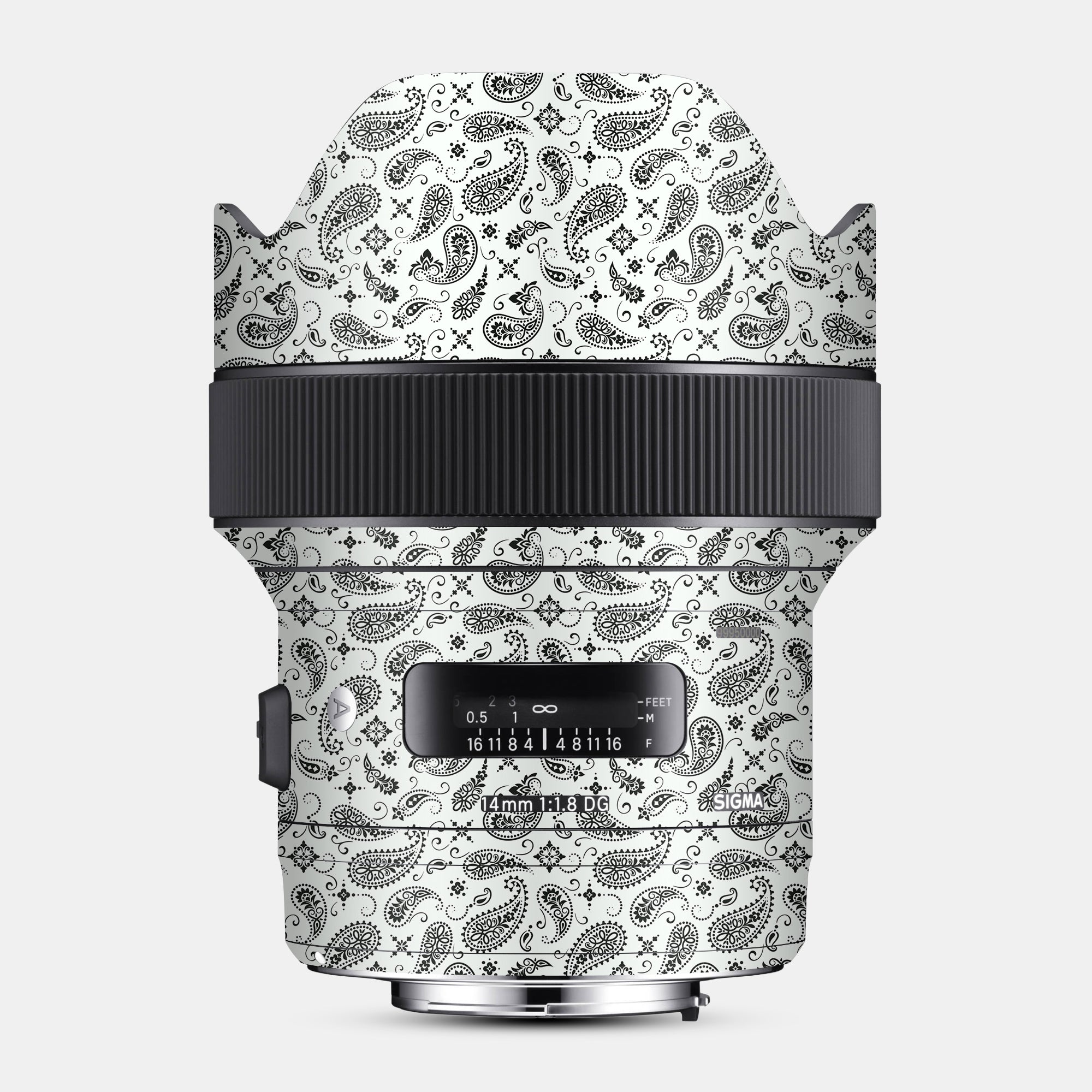 White Paisley Full Body