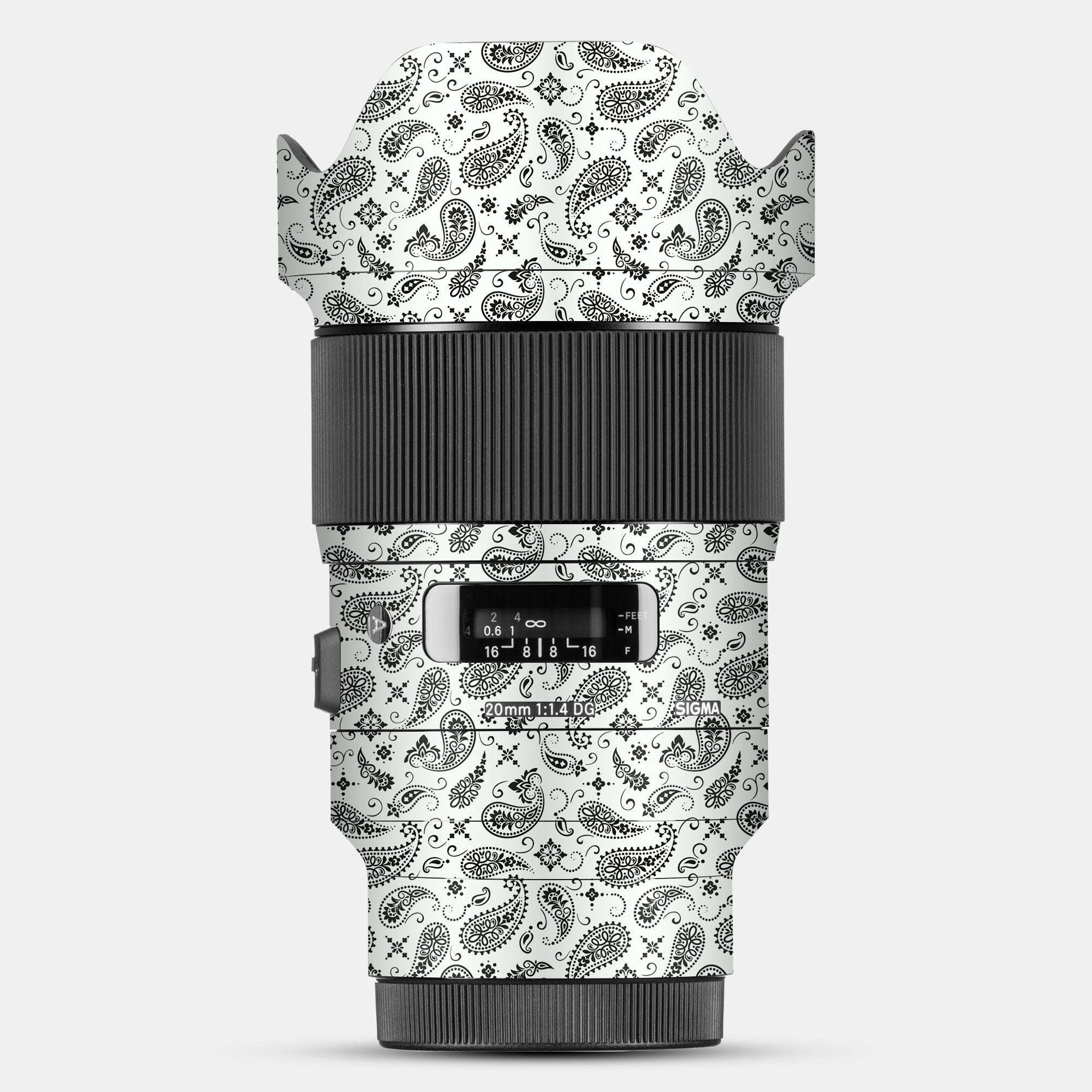 White Paisley Full Body