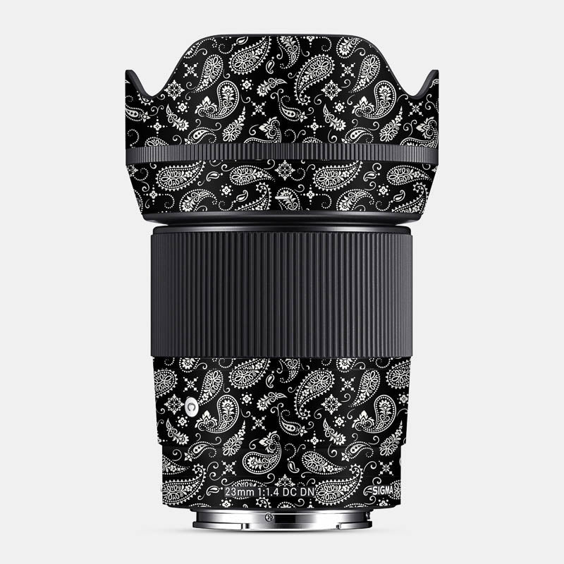 Black Paisley Full Body