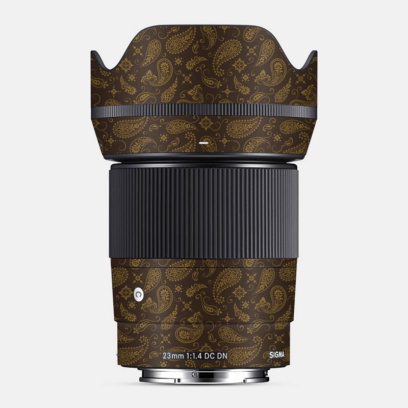 Brown Paisley Full Body