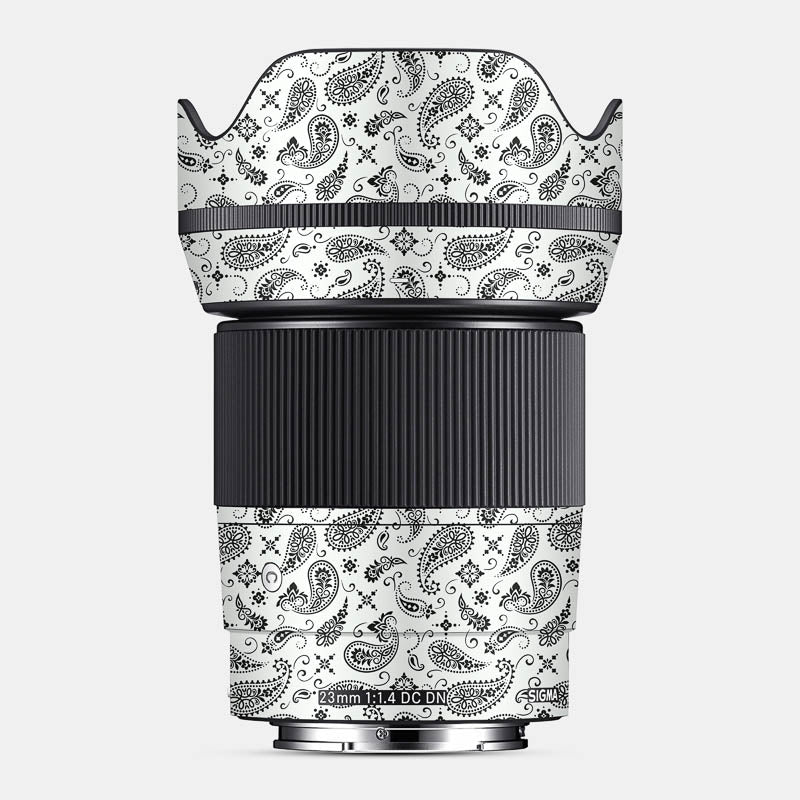 White Paisley Full Body