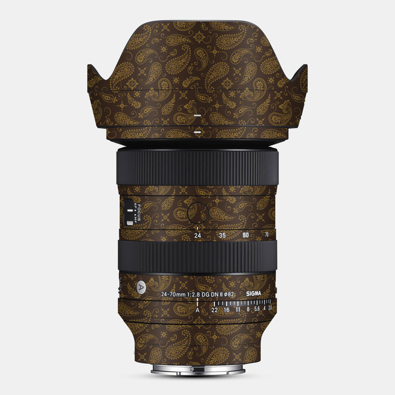 Brown Paisley Full Body