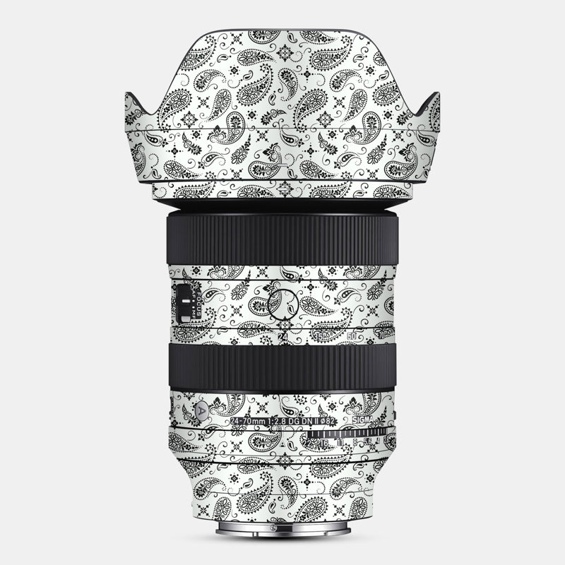 White Paisley Full Body