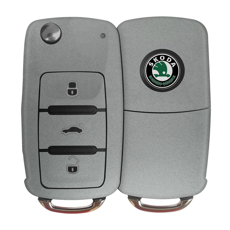 Satin Metiorite Silver Key-1