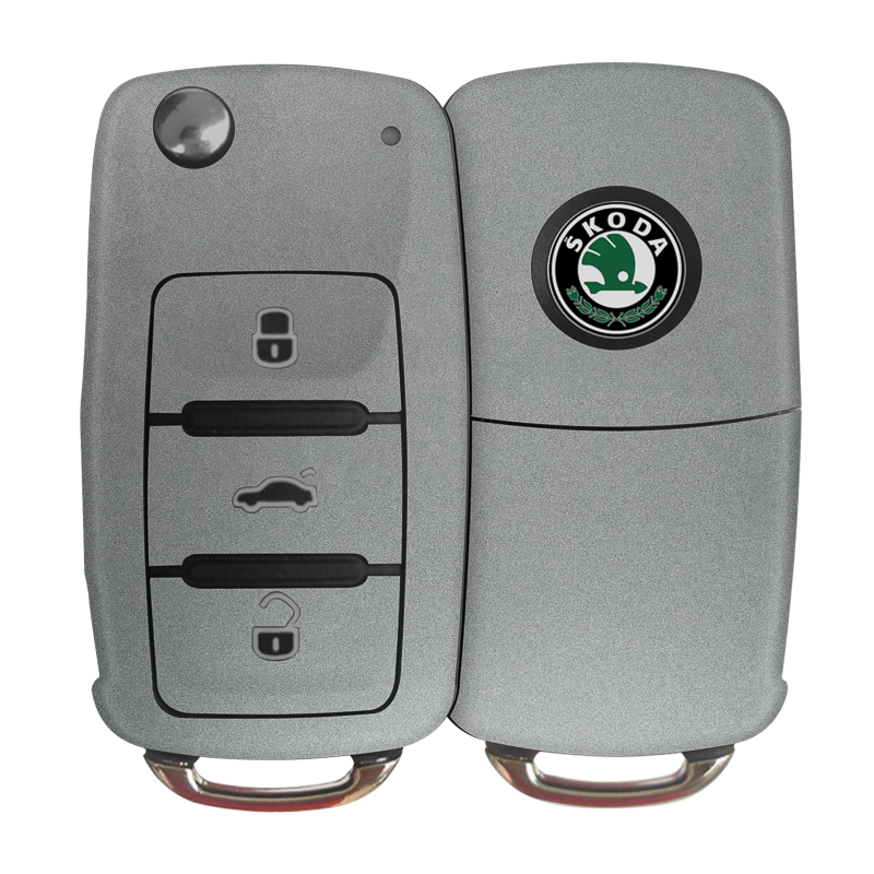 Satin Metiorite Silver Key-1