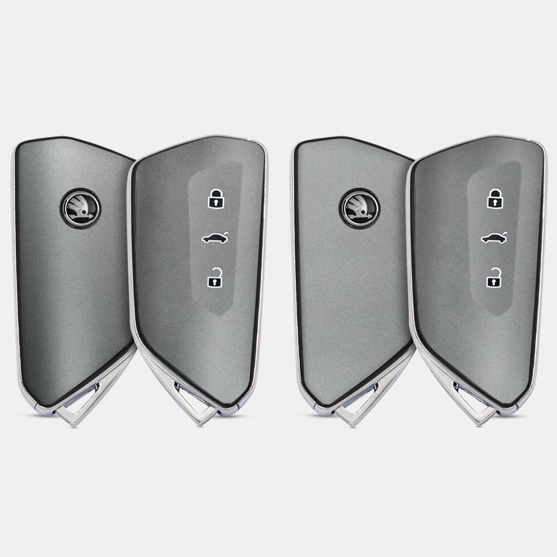 Satin Metiorite Silver Key-1 + Key-2