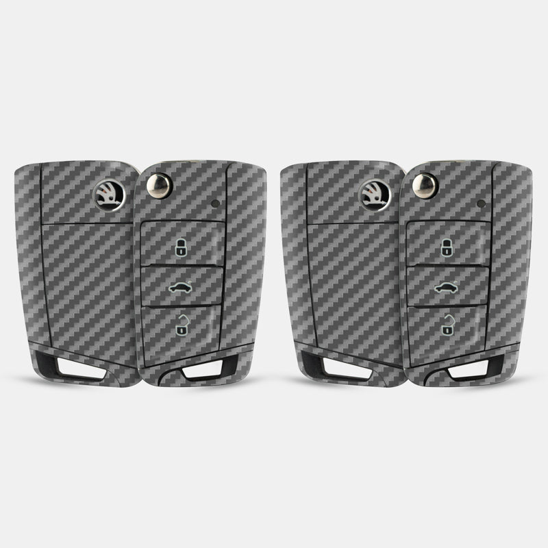 Carbon Fibre Grey Key-1 + Key-2