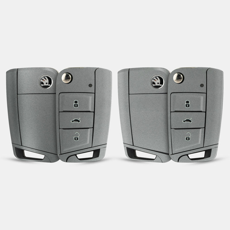 Satin Metiorite Silver Key-1 + Key-2