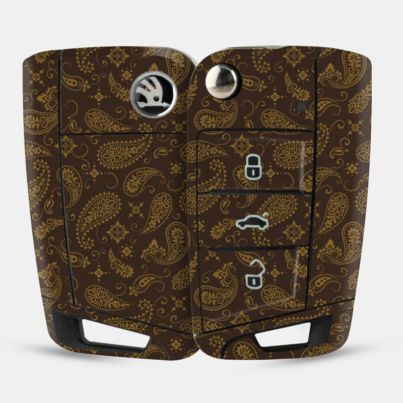 Brown Paisley Key-1
