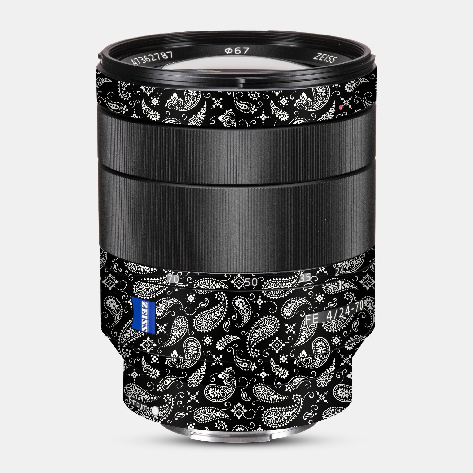 Black Paisley Full Body