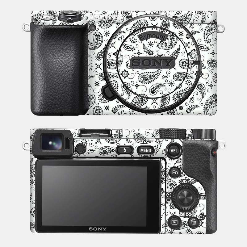 White Paisley Full Body